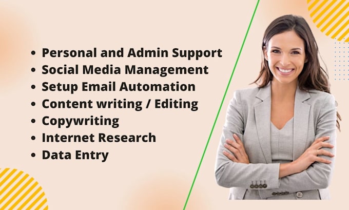 be your creative virtual assistant personal assistant social media manager