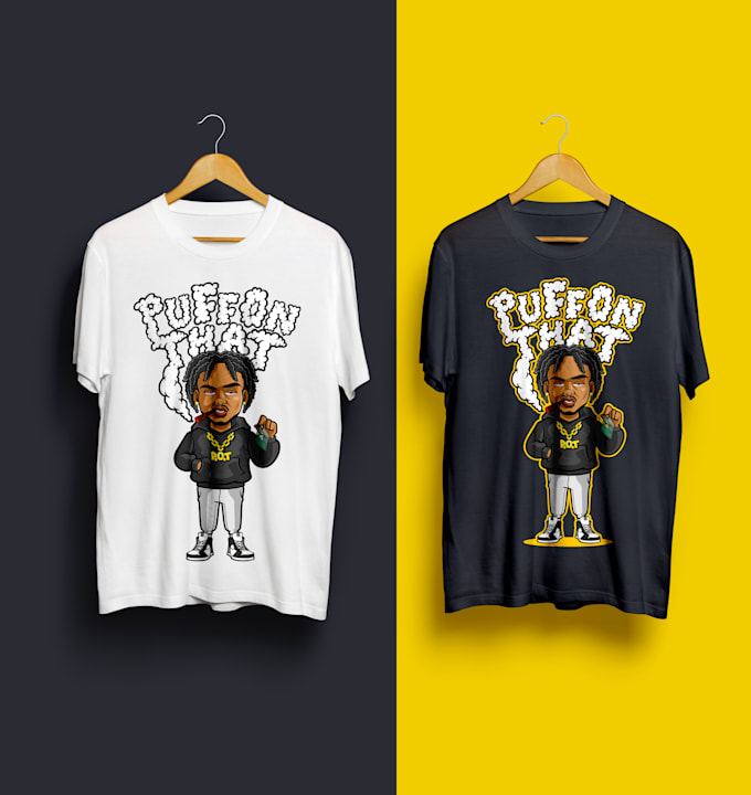 Do custom cool t shirt design with my illustration style by Jimmy ...