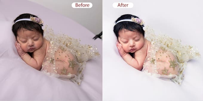 do portrait photo editing retouching newborn maternity in photoshop