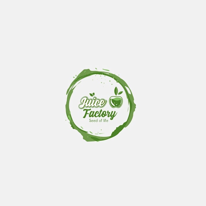 design beautifull juice factory logo for your business
