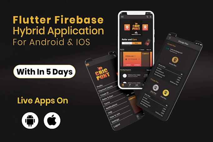 convert figma and xd to flutter, develop mobile apps for android ios