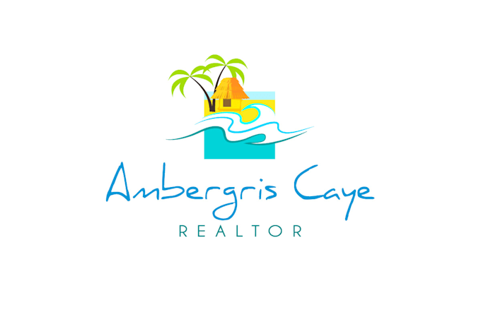 make a quick real estate logo with branding items