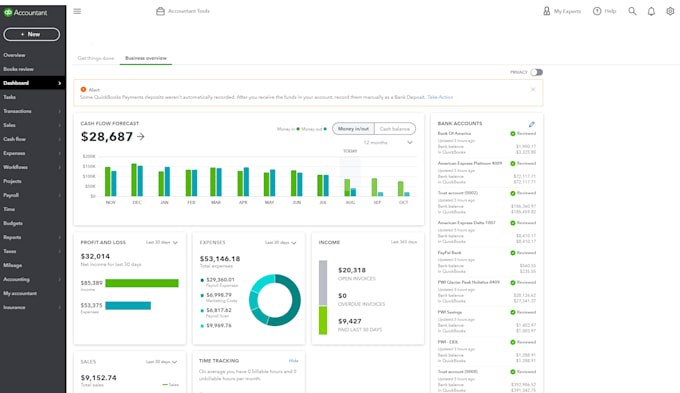 setup accounts, do complete bookkeeping on quickbooks and xero