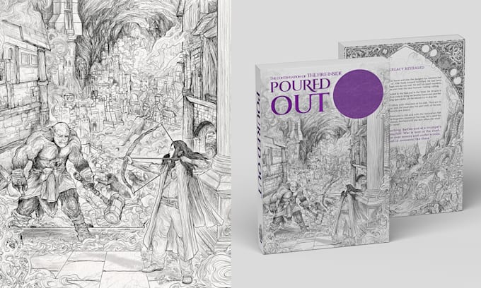 create epic dark fantasy detailed covers for indie authors