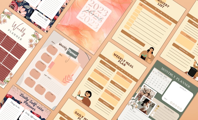 design custom planner, calendar, journal or covers