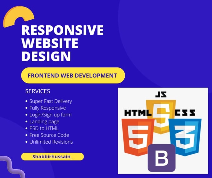 Design Responsive Html Css And Bootstrap Websites By Shabbirhussain Fiverr 9917