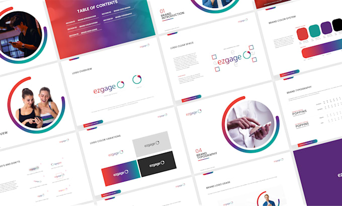 design logo brand style guide brand guideline brand book branding identity kit