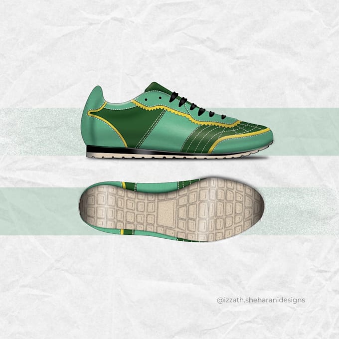 make a custom shoe sneaker design with tech pack