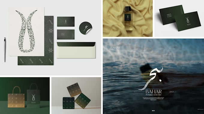 design an amazing arabic and english logo