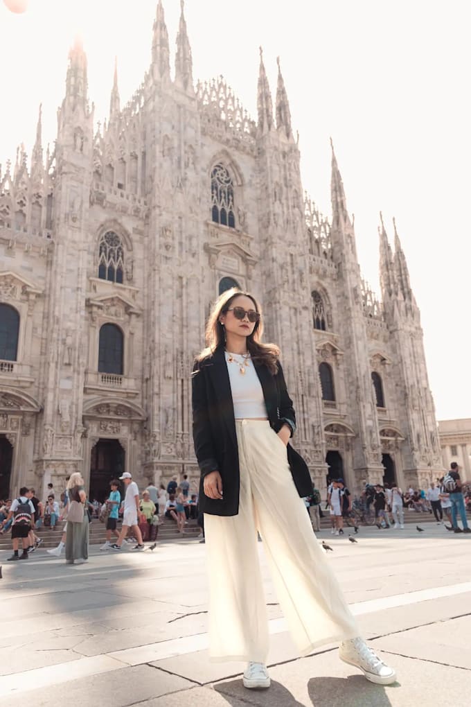 do a photoshoot in milan