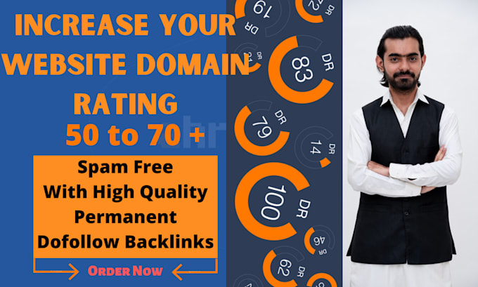 increase website domain authority, moz da 0 to 50 plus, increase dr, ahref dr,