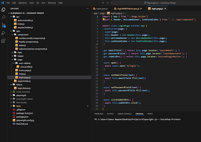 automate yours test cases using cypress, playwright, or webdriverio