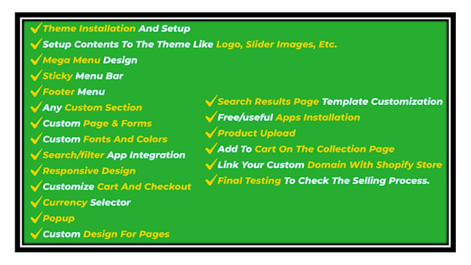 create shopify custom templates, custom designed templates