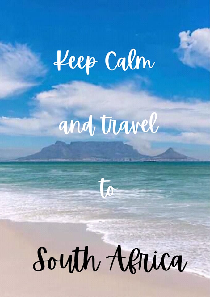 create an itinerary for your vacation to cape town