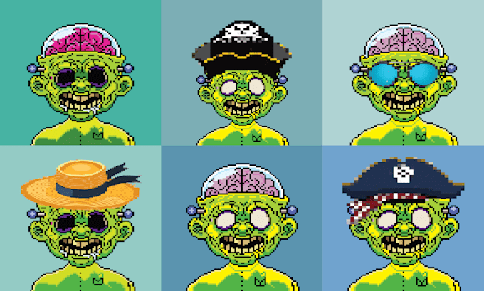 sellable nft pixel art, crypto art nft for you
