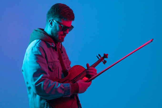 compose and record viola, violin or strings section for you