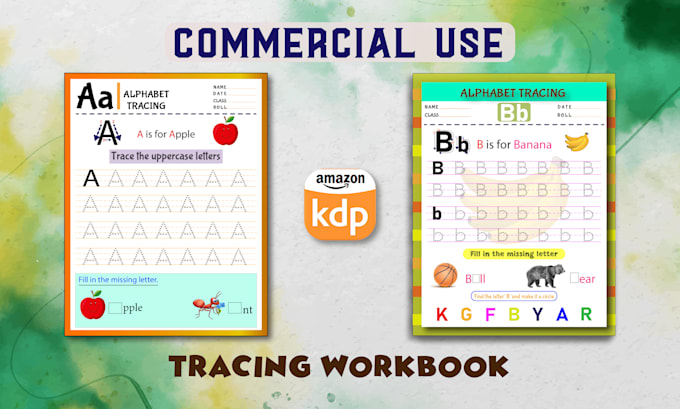create amazing kids activity book and kids worksheet for KDP