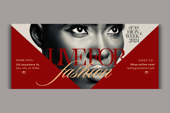 design outstanding facebook banner, youtube creative banner