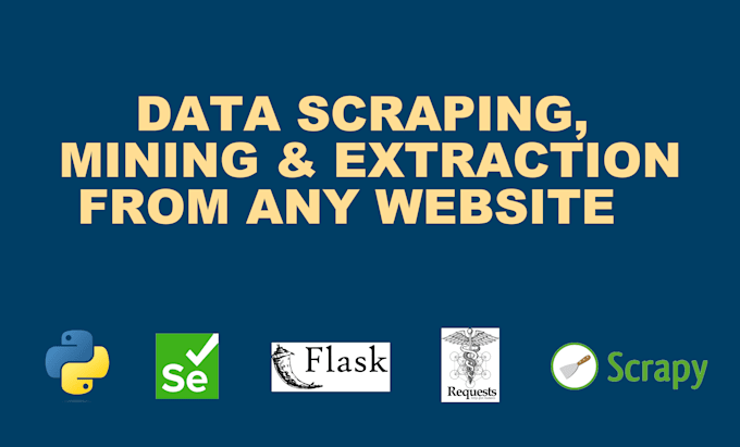 do python web scraping, data scraping and data mining