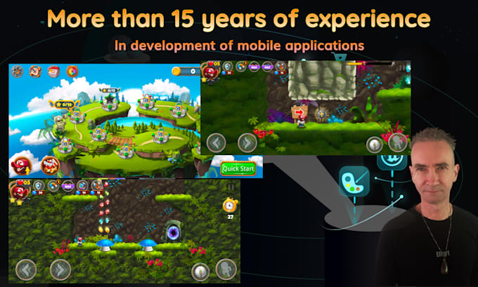 develop a native android game in kotlin no unity fast performance