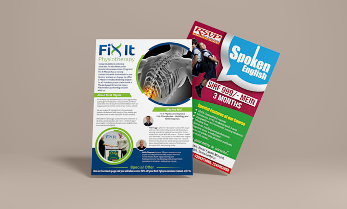 design attractive and professional flyer