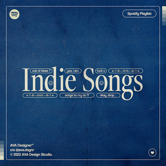 Design spotify or apple music playlist or album cover art by Ava_dsgnr