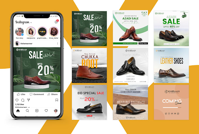design 30 eye catching social media posts, ads, banners, creative posts
