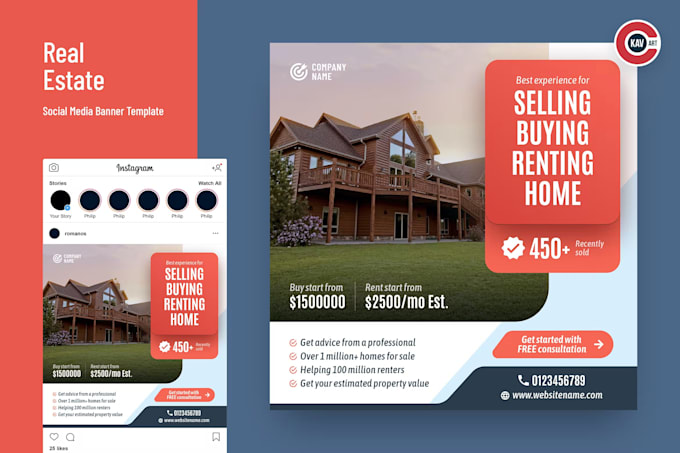create attractive and editable social media post on photoshop