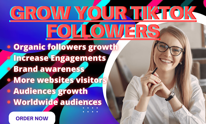 Promote and grow tik tok music, video for organic followers growth by ...