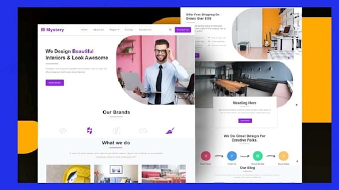 make a website with html css javascript