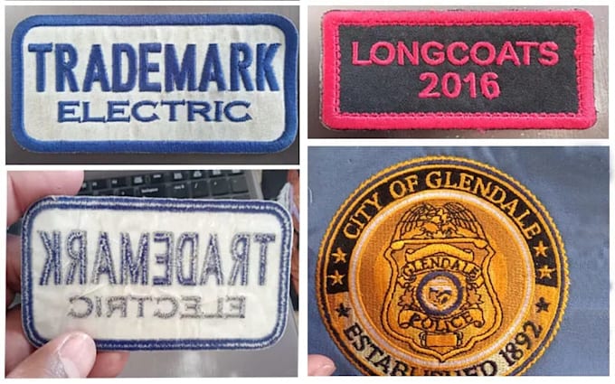 Make custom embroidered patches designed digitized and shipped by ...