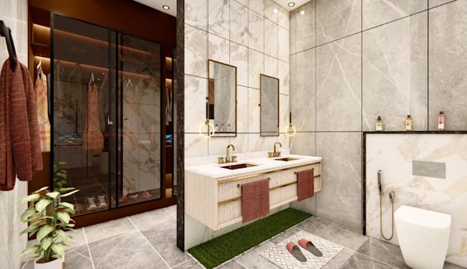 model and render photorealistic 3d interior images