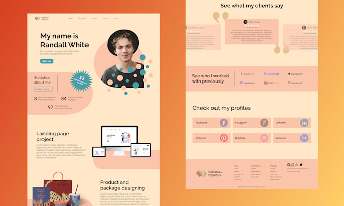create stunning website design in figma