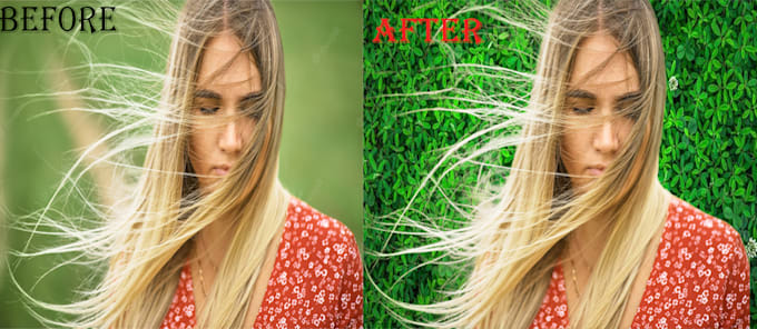 background removal image editing and photo retouch