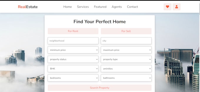 frontend development using HTML, CSS and javascript