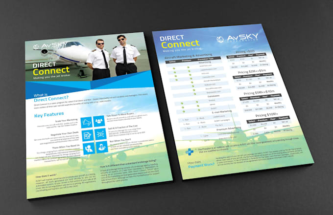 create a flyer for your company