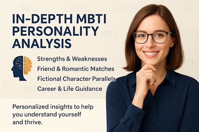 complete a personality assessment of you including mbti