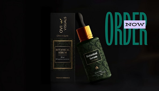 design eye catching product packaging labels and box design