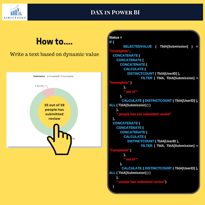 help you build custom dax formula in microsoft power bi
