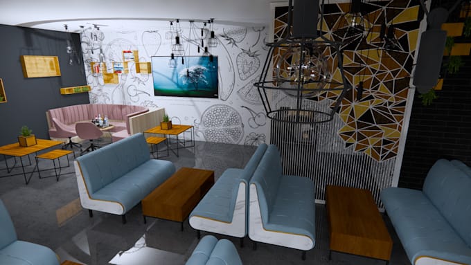 do restaurant, office, and interior design