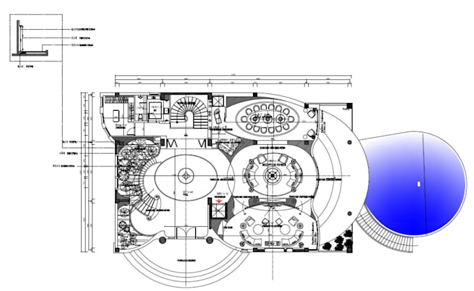 redraw your architectural plan from a sketch and make it 3d