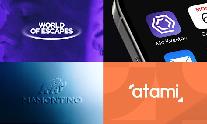 design modern minimalist logo for startup or business brand