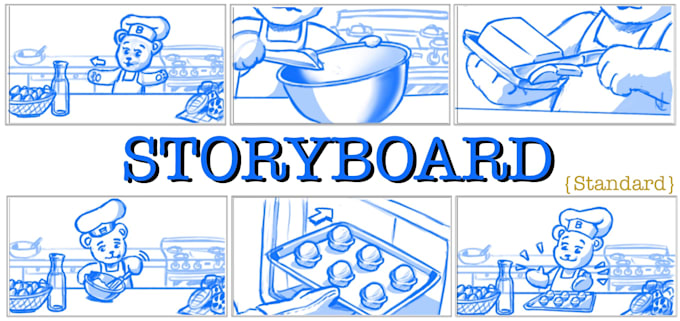 do cool storyboard for your short film, animations, commercial or video