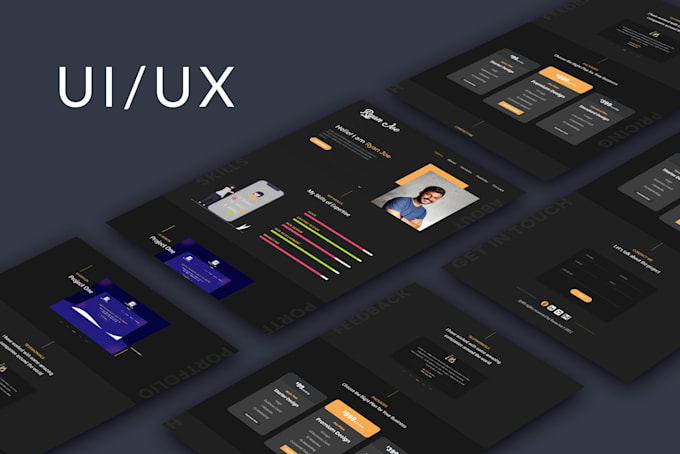 Do website ui ux design and mobile app design using adobe xd by ...