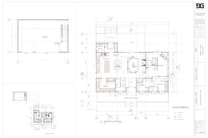 Fai planimetria autocad 2d, sezione, prospetto