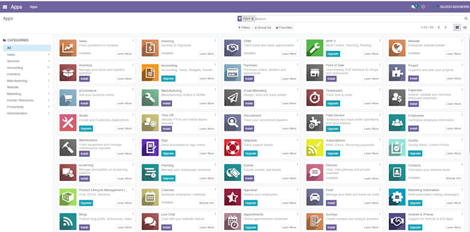 install, configure and make custom odoo modules for ee or ce