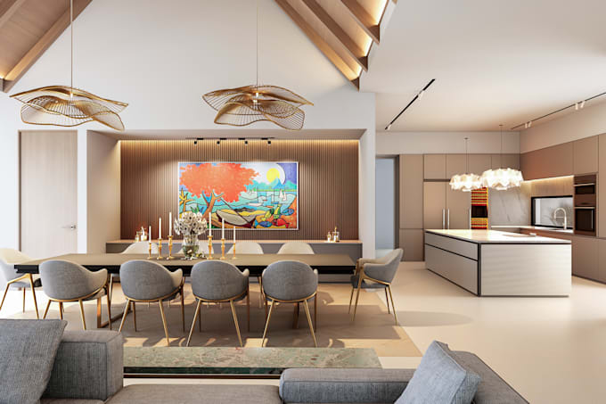 create 3d rendering architecture