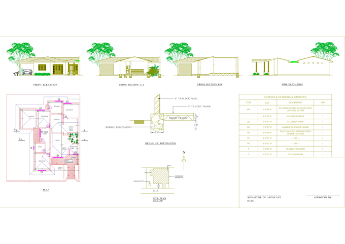 create architectural drawings in autocad, revit, autocad architecture