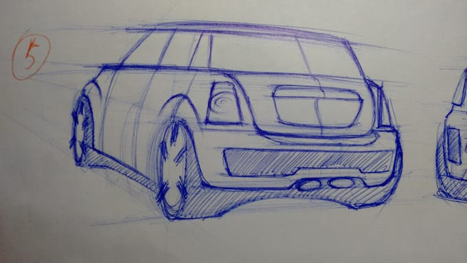 do sketch industrial product design from your idea