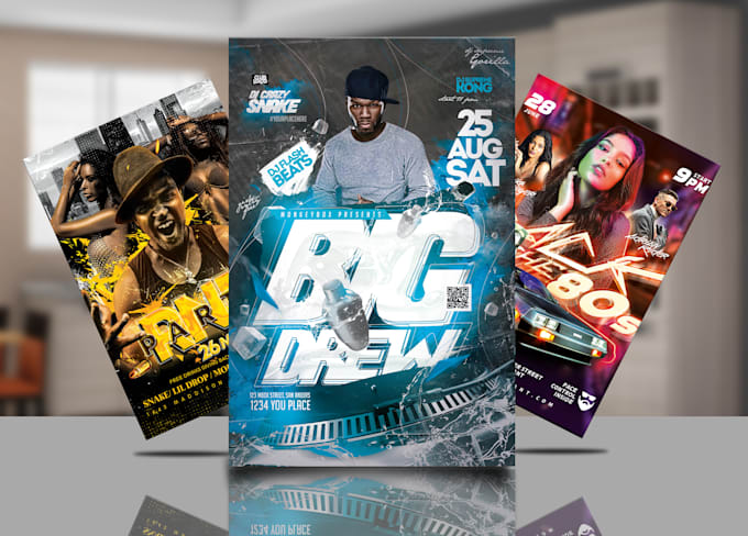 do party flyer, club flyer and event flyer for you